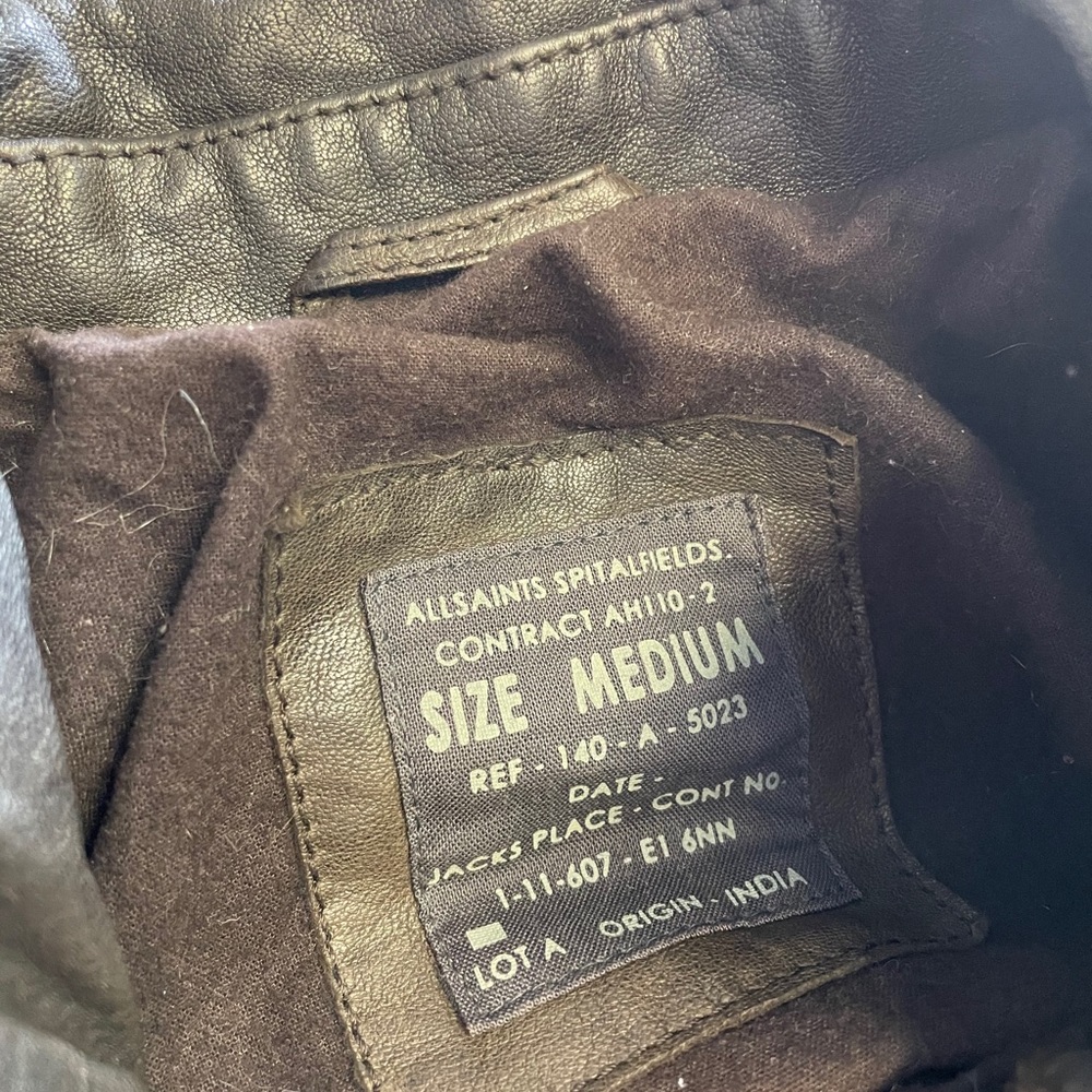 Men’s leather jacket